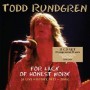 RUNDGREN TODD RUNDGREN TODD